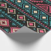 Tribale etnische naadloze patronen cadeaupapier (Hoek)