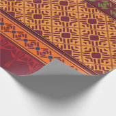 Tribale etnische naadloze patronen cadeaupapier (Hoek)