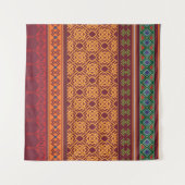 Tribale etnische naadloze patronen wandkleed (Voorkant (horizontaal))