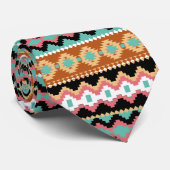 Tribale etnische patroonpatronen Stropdas (Opgerold)