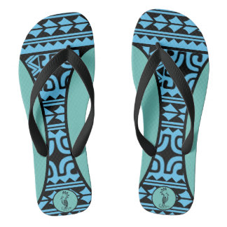 Tribale etnische teenslippers paar