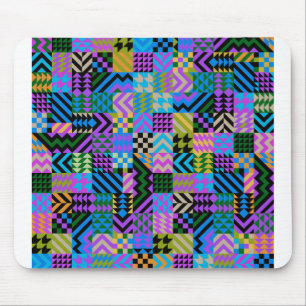 Tribale Folk Art - Blauw Muismat