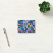Tribale Folk Art - Blauw Post-it® Notes (Kantoor)