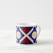 Tribale, Geluk, Native American Zia Espresso Kop (Voorkant rechts)