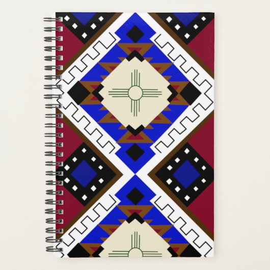 Tribale, Geluk, Native American Zia Planner (Voorkant)