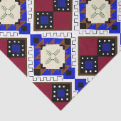 Tribale, Geluk, Native American Zia Tissuepapier (Detail)