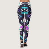 Tribale Geometrisch Leggings (Achterkant)