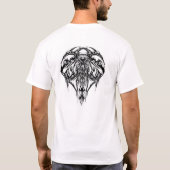 Tribale gezichten t-shirt (Achterkant)