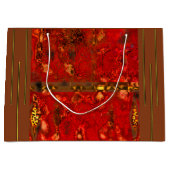 "Tribale gloed" (groot) Gift Bag Groot Cadeauzakje (Voorkant)