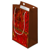 "Tribale gloed" (Small) Gift Bag Klein Cadeauzakje (Voorkant Gekanteld)