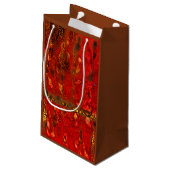 "Tribale gloed" (Small) Gift Bag Klein Cadeauzakje (Achterkant Gekanteld)