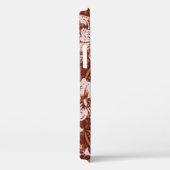 Tribale Hawaiiaanse hibiscus bloemen behang Case-Mate iPhone Case (Achterkant / Rechts)