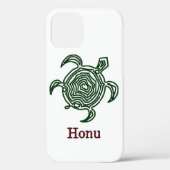 Tribale Hawaiiaanse Zee Turtle in Green Case-Mate iPhone Case (Achterkant)