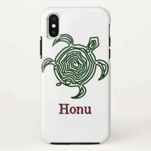 Tribale Hawaiiaanse Zee Turtle in Green Case-Mate iPhone Case