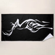 Tribale hertensilhouet minimale zwart-wit ontwerp