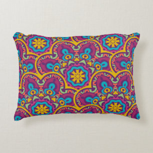 Tribale indiase etnische naadloze mandalas herhale accent kussen