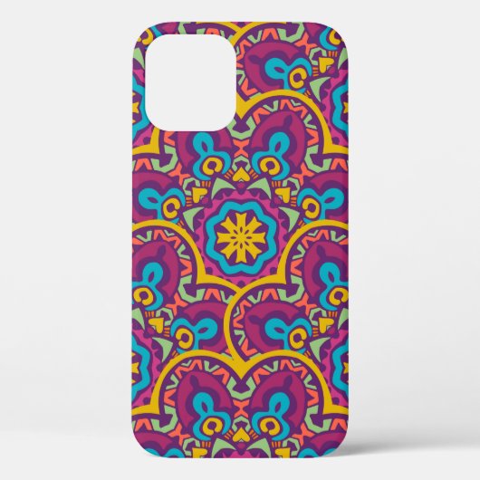 Tribale indiase etnische naadloze mandalas herhale Case-Mate iPhone case (Achterkant)