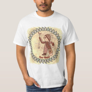Tribale Indiase Rune T-shirt