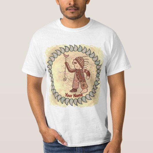 Tribale Indiase Rune T-shirt (Voorkant)