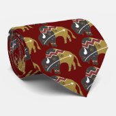 Tribale Indische Buffalo Stropdas (Opgerold)