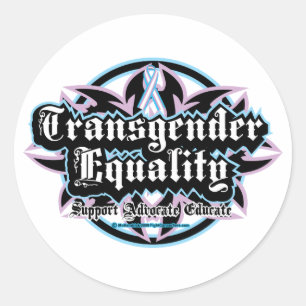 Tribale inzake gendergelijkheid ronde sticker