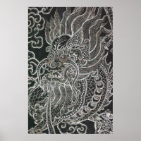 tribale Japanse draak