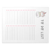 Tribale keukenkat om lijst te doen notitieblok (Voorkant)