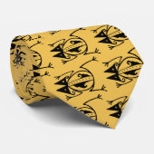 Tribale kikker uit de oudheid van dierproeven stropdas (Opgerold)