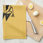 Tribale kikker uit de oudheid van dierproeven theedoek (Quarter Fold)