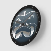 Tribale klok Aangepast, eerste-neigkunstwandklok (Hoek)