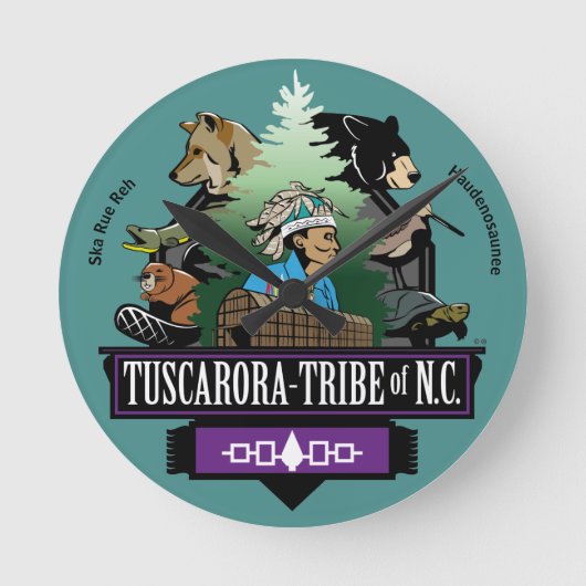 Tribale klok bij ~Tuscarora Tribe of NC ~ (Voorkant)