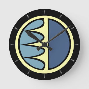 Tribale klok Moderne Native Sun Wall Clocks Decor