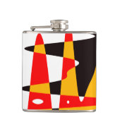 Tribale kolf Matige Native Art Drink Flasks Heupfles (Voorkant)