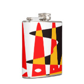 Tribale kolf Matige Native Art Drink Flasks Heupfles (Rechts)