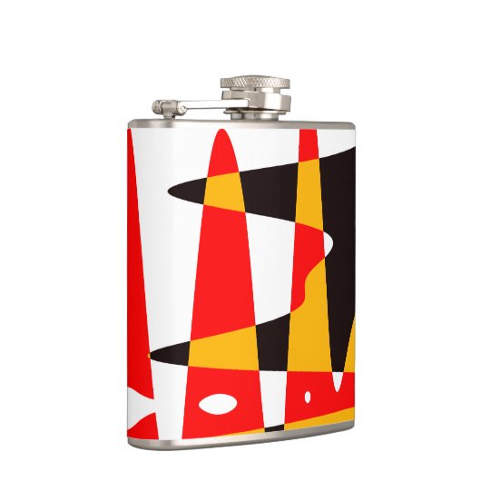 Tribale kolf Matige Native Art Drink Flasks Heupfles (Rechts)