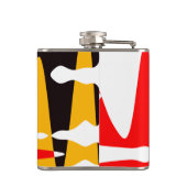 Tribale kolf Matige Native Art Drink Flasks Heupfles (Achterkant)