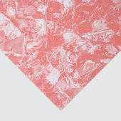 Tribale koraal Witte roze textuur Tissuepapier (Detail)