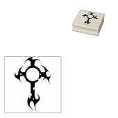 tribale kruidenstempel rubberstempel (Gestempeld)