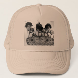Tribale kunst B+W Trucker Pet