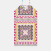 Tribale kunst cadeaulabel (Achterkant)