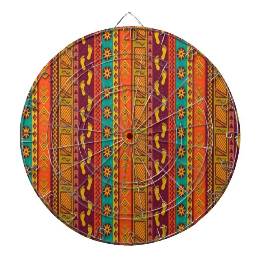 Tribale kunst dartbord (Voorkant)