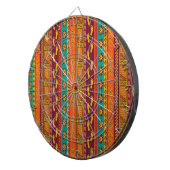 Tribale kunst dartbord (Voorkant Rechts)