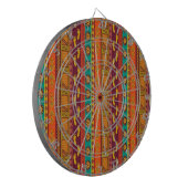 Tribale kunst dartbord (Voorkant Links)