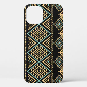 Tribale kunst, etnisch geometrisch, kleurrijk patr Case-Mate iPhone case