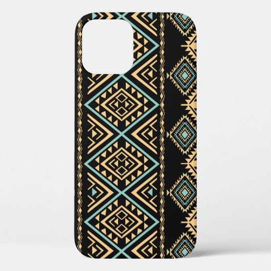 Tribale kunst, etnisch geometrisch, kleurrijk patr Case-Mate iPhone case (Achterkant)