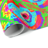 Tribale kunst geïnspireerd design Aboriginal Cadeaupapier (Rol Hoek)