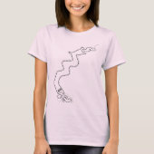 Tribale kunst - Geoglyph Oudheid T-shirt (Voorkant)