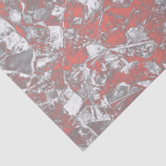 Tribale kunstgrijs koraalroze textuurontwerp tissuepapier (Detail)