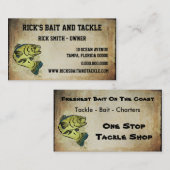 Tribale kunstvis visitekaartje (Voorkant / Achterkant)