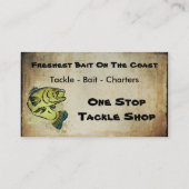 Tribale kunstvis visitekaartje (Achterkant)